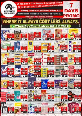 Advance Cash n Carry catalogue (valid until 7-05)