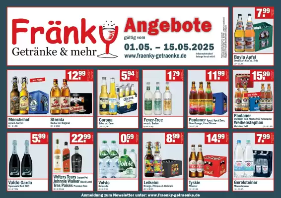 Fränky Getränke Prospekt (gültig bis 15-05)