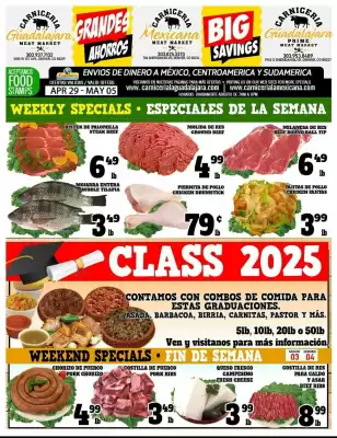 Carniceria La Guadalajara Weekly Ad (valid until 5-05)