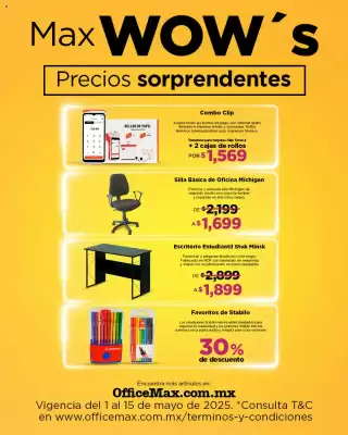 Catálogo OfficeMax (válido hasta 15-05)