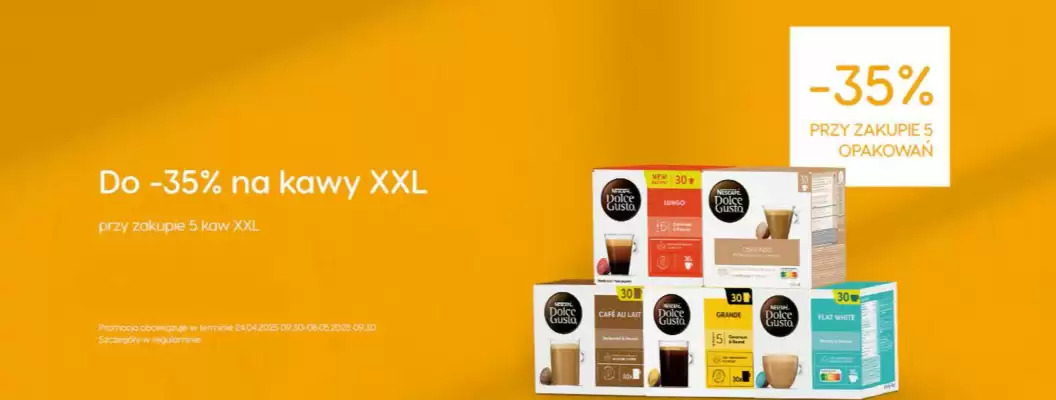 Dolce Gusto gazetka (ważność do 8-05)