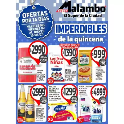 Catálogo Supermercados Malambo (válido hasta 15-05)