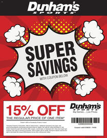 Dunham's Sports Weekly Ad Page 1