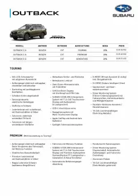 Subaru Flugblatt (gültig bis 23-09)