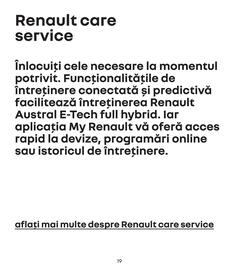 Catalog Renault | Austral e-tach full hybrid Pagină 39
