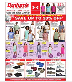 Dunham's Sports Weekly Ad week 18 Page 1