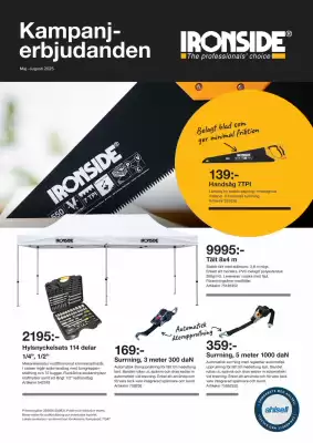 Ahlsell reklamblad (giltig till och med 31-08)