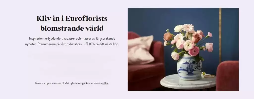 Euroflorist reklamblad (giltig till och med 9-05)