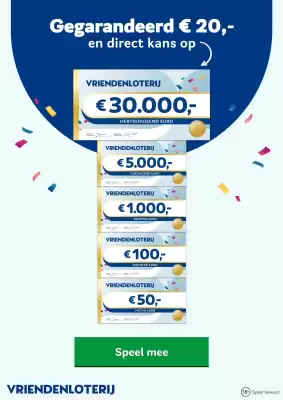 Vriendenloterij folder (geldig t/m 11-05)