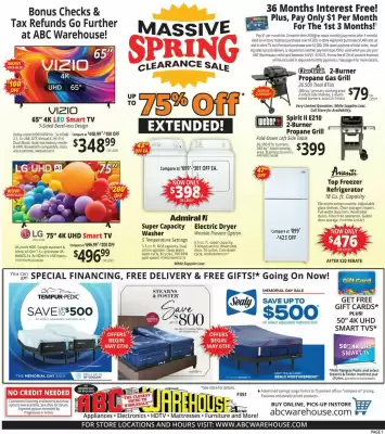 ABC Warehouse Weekly Ad (valid until 10-05)