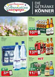 Getränkeparadies Gefromm Prospekt woche 19 Seite 1