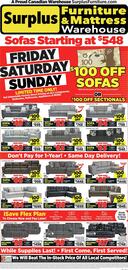 Surplus Furniture flyer week 19 Page 1