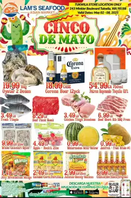 Lam’s Seafood Market Weekly Ad (valid until 8-05)