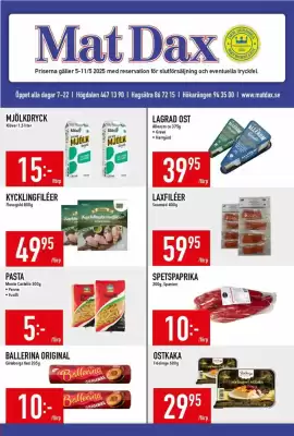 Matdax reklamblad (giltig till och med 11-05)
