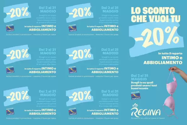 Volantino Regina (valido fino al 31-05)