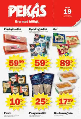 Pekås reklamblad (giltig till och med 10-05)