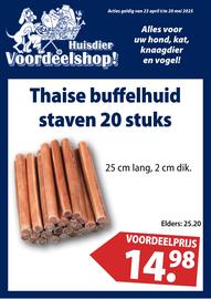 Huisdier Voordeelshop folder Pagina 1
