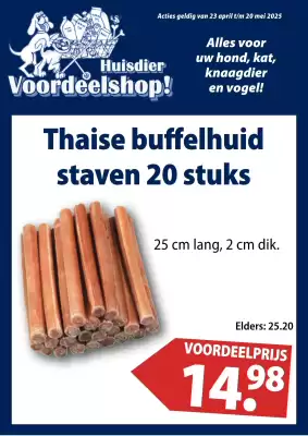 Huisdier Voordeelshop folder (geldig t/m 20-05)