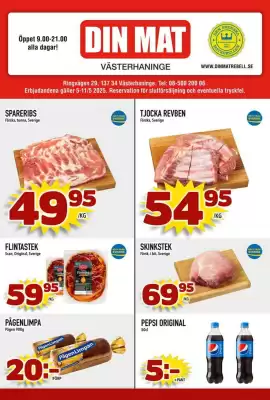 Din Mat reklamblad (giltig till och med 11-05)