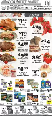 Taylorsville Country Mart Weekly Ad (valid until 10-05)