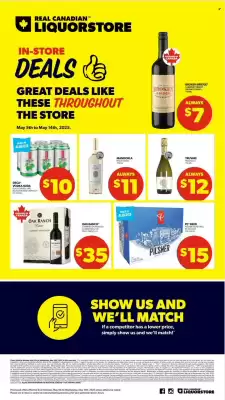 Real Canadian Liquorstore flyer (valid until 14-05)