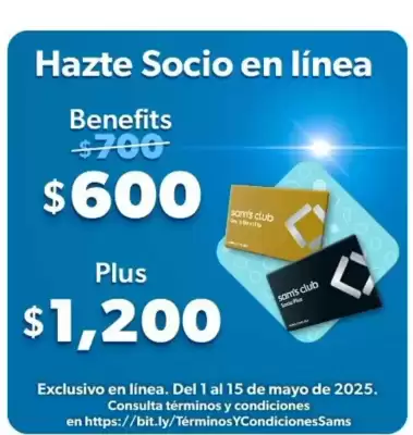 Catálogo Sam's Club (válido hasta 15-05)