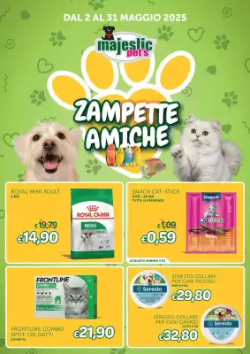 Volantino Majestic Pet's (valido fino al 31-05)