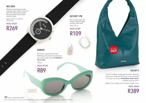 Honey Fashion Accessories catalogue (valid until 11-05)