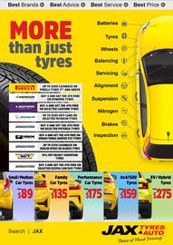 Jax Tyres catalogue Page 1