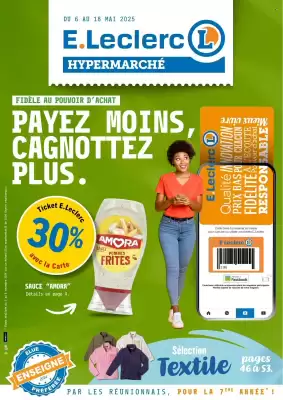 Catalogue E.Leclerc Hypermarché (valable jusqu'au 18-05)