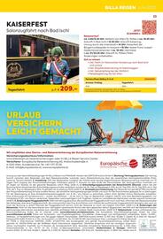 Billa Reisen Flugblatt Seite 23