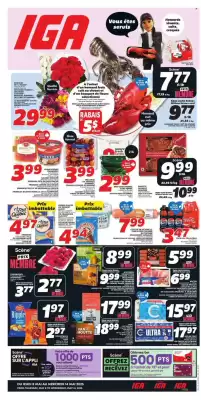 IGA flyer (valid until 14-05)