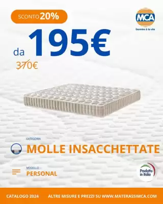 Volantino Mca Materassi (valido fino al 31-05)