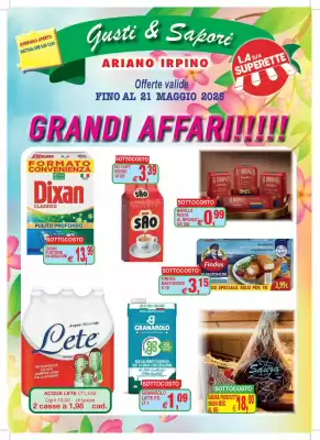 Volantino Gusti e Sapori Supermercato (valido fino al 21-05)