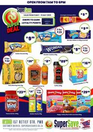 Super Save catalogue Page 1