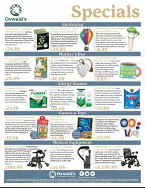 Oswald Pharmacy Weekly Ad Page 1