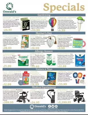 Oswald Pharmacy Weekly Ad (valid until 31-05)