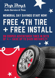 Pep Boys Weekly Ad Page 1