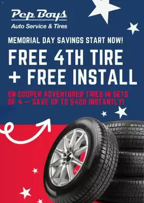 Pep Boys Weekly Ad (valid until 18-05)