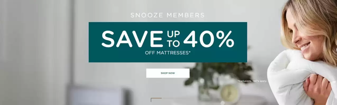Snooze catalogue (valid until 6-06)