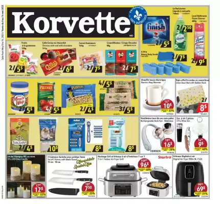 Korvette flyer (valid until 14-05)