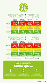 Folheto Pingo Doce | Escolhas Equilibradas Página 23