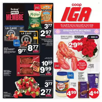 IGA flyer (valid until 29-05)