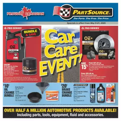 PartSource flyer (valid until 22-05)