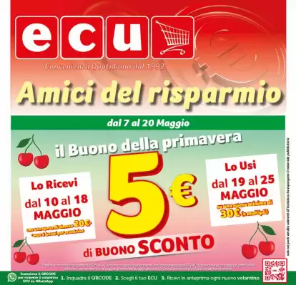 Volantino Ecu Discount (valido fino al 20-05)