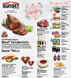 Sunset Foods Weekly Ad week 19 Page 1