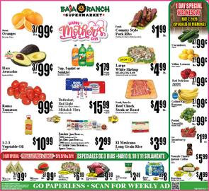 Baja Ranch Weekly Ad week 19 Page 1