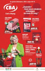 CBA akciós újság hét 19 Oldal 1