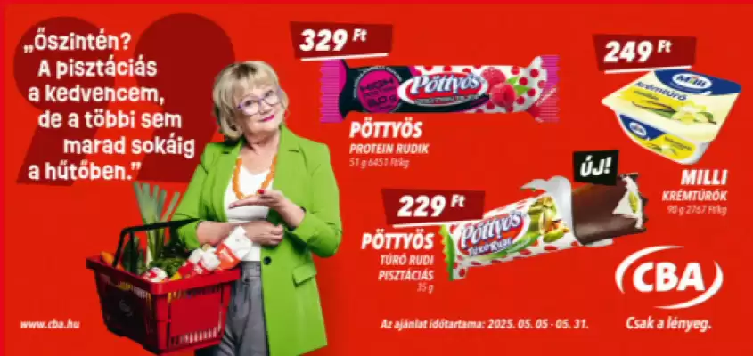 CBA akciós újság (érvényes eddig: 31-05)