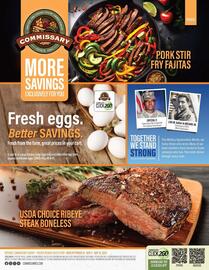 Commissary Weekly Ad Page 1